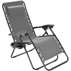 Tectake 403872 krzesło ogrodowe matteo - szary
