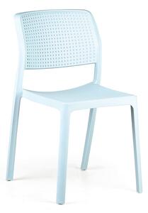 Krzesło do jadalni plastikowe NELA, bordowe
