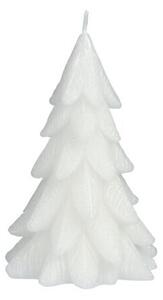 Świeczka bożonarodzeniowa Xmas tree biały, 12,5 x 8,5 cm