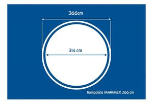 Trampolina Marimex z siatką, 366 cm