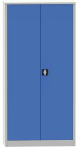 Uniwersalna szafka metalowa, 1950 x 950 x 500 mm, niebieskie drzwi