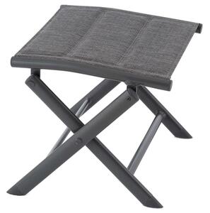Składane krzesło aluminiowe, szare