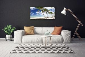 Obraz na Płótnie Morze Plaża Palma Krajobraz