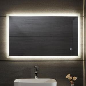 Aquamarin Lustro łazienkowe z oświetleniem LED 20W, 50x70cm