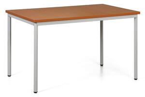 Stół do jadalni TRIVIA, jasnoszara konstrukcja, 1200x800 mm, czereśnia