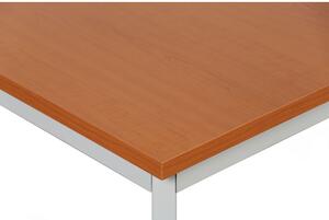Stół do jadalni TRIVIA, jasnoszara konstrukcja, 1600 x 800 mm, czereśnia