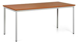 Stół do jadalni TRIVIA, jasnoszara konstrukcja, 1600x800 mm, czereśnia