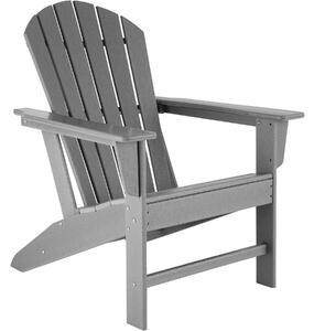 Tectake 404505 krzesło ogrodowe w stylu rustykalnym - jasnoszary