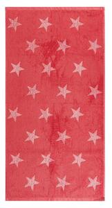 Ręcznik Gwiazdki - 50 x 100 cm, różowy