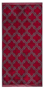 Ręcznik Castle - 50 x 100 cm, czerwony