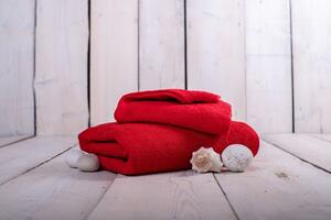Ręcznik Unica - 50x100 czerwony