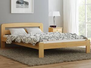 Łóżko drewniane Sara 140x200 z materacem piankowym