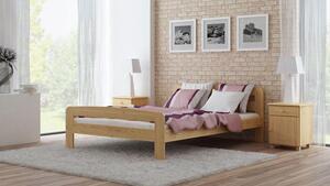 Łóżko drewniane Klaudia 120x200 z materacem piankowym