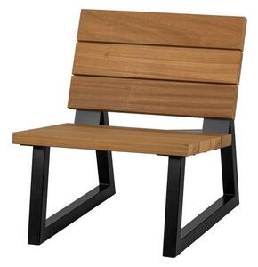 Krzesło Banco outdoordrewno, naturalny/metal