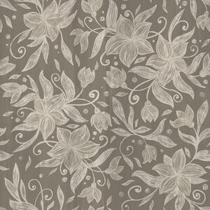 Tapety Jasne, liniowe kwiaty, ozdobne zawijasy, Tapety Z kwiatami, a00630v1 : Uwalls.pl