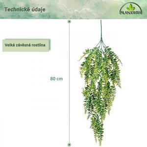 PLANTASIA Sztuczna roślina wisząca, 80 cm, 2 sztuki