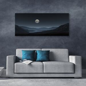 Obraz na Płótnie Noc Księżyc Krajobraz