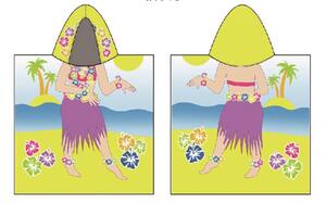 Ręcznik plażowy Poncho - Tancerka