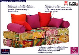 Modułowa sofa patchwork Demri 2D