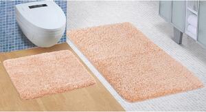 Komplet dywaników łazienkowych Micro różowy, 60 x 100 cm, 60 x 50 cm