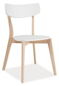 Krzesło drewniane TIBI białe