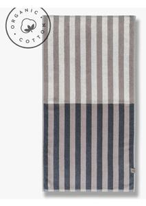 Niebiesko-szary ręcznik kąpielowy z bawełny organicznej 70x133 cm Disorder – Mette Ditmer Denmark