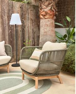 Fotel ogrodowy w kolorze khaki Kave Home Catalina
