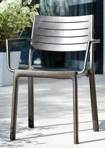 Plastikowe krzesło ogrodowe METALINE