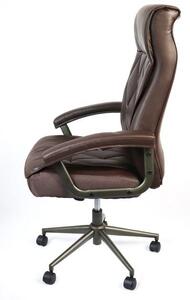 Krzesło biurowe Georgia - brązowe