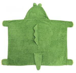 Ręcznik niemowlęcy z kapturem, 76 x 76 cm, krokodyl