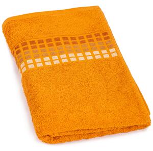 Ręcznik kąpielowy Darwin pomarańczowy, 70 x 140 cm, 70 x 140 cm
