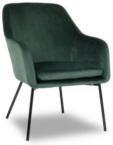 Fotel tapicerowany BARON velvet zielony