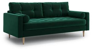 Sofa Esme II pikowana 3-osobowa, Bottle Green