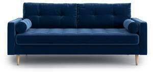Sofa Esme II pikowana 3-osobowa, Navy Blue