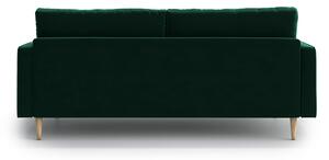 Sofa Esme II pikowana 3-osobowa, Bottle Green