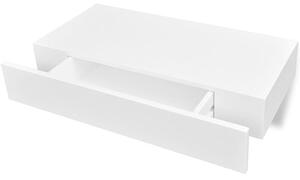 Zestaw półek ściennych z szufladami Pilon - biały