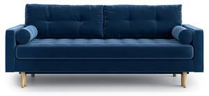 Sofa Esme II pikowana z funkcją spania, Navy Blue