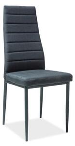 Krzesło H-265 tapicerowane czarne/czarne Signal H265C