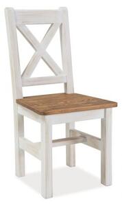 Krzesło POPRAD drewniane brąz miodowy/sosna patyna Signal POPRADKRORB