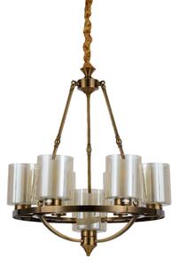 LAMPA WISZĄCA LOFT MOSIĘŻNA SANTINI W7 LUMINA DECO