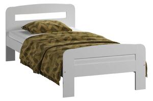 Łóżko drewniane Klaudia 90x200 z materacem kieszeniowym