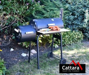 Cattara Grill węglowy SMOKIE z wędzarnią, 100x55x113cm