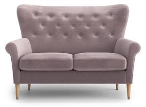 Sofa Amelie 2-osobowa, Powder Pink