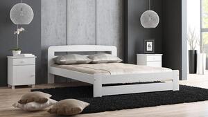 Łóżko Lidia 160x200 białe z materacem bonellowym