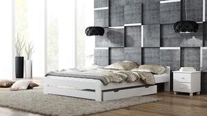 Łóżko drewniane Niwa 140x200 białe