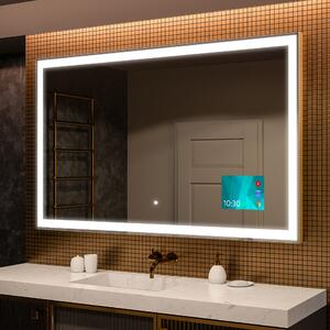 Lustro Łazienkowe L01 z podświetleniem LED na ścianę, designerskie lustro na wymiar od marki Artforma