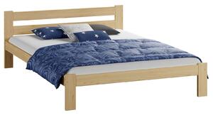 Łóżko drewniane Mato 140x200 EKO z materacem piankowym Megana
