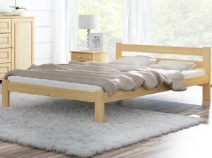 Łóżko drewniane MATO 140x200 NIELAKIEROWANE