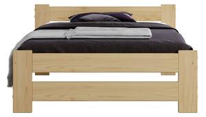 Łóżko drewniane Inter 80x200 eko sosna z materacem piankowym