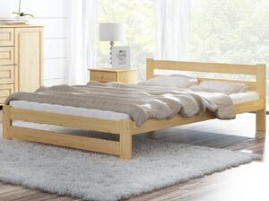 Łóżko drewniane Kada 120x200 nielakierowane sosna